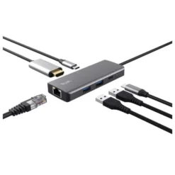 Trust - Dalyx USB tipo-C 1000 Mbit/s Argento