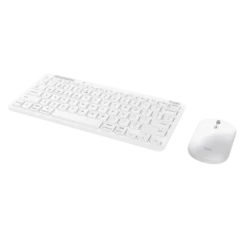 Trust - Lyra tastiera Mouse incluso RF senza fili + Bluetooth QWERTY Italiano - Bianco