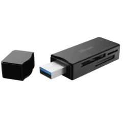 Trust NANGA lettore di schede USB 3.2 Gen 1 (3.1 Gen 1) Type-A Nero