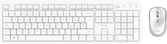 Trust - Ody II Set Tastiera e Mouse Wireless Silenziosi Italiano QWERTY
