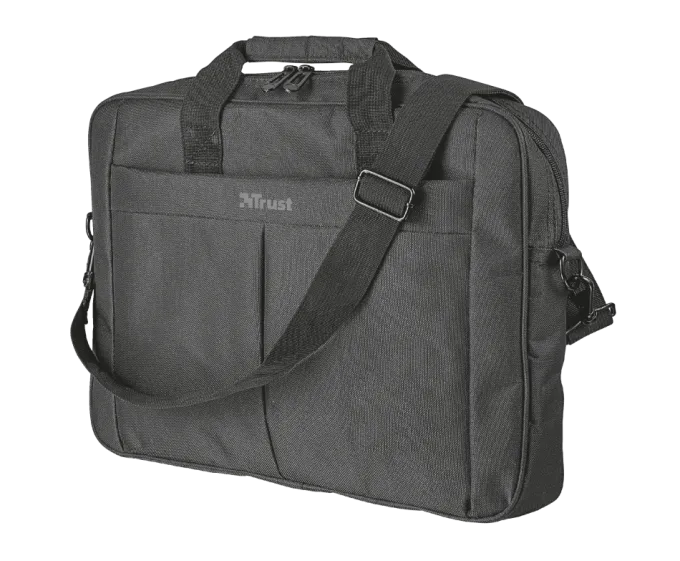 Trust Primo Borsa Trasporto per Laptop da 16 Pollici, Nero