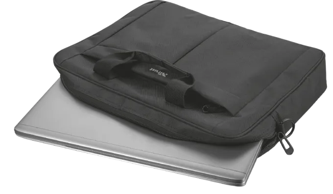 Trust Primo Borsa Trasporto per Laptop da 16 Pollici, Nero
