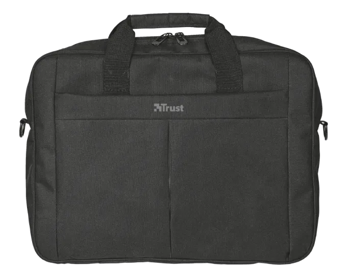 Trust Primo Borsa Trasporto per Laptop da 16 Pollici, Nero