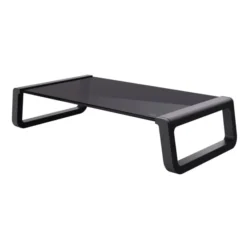 TRUST - Supporto per monitor MONTA GLASS MONITOR STAND, piastra superiore in vetro temperato, max 10 kg - Nero