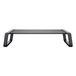 TRUST - Supporto per monitor MONTA GLASS MONITOR STAND, piastra superiore in vetro temperato, max 10 kg - Nero