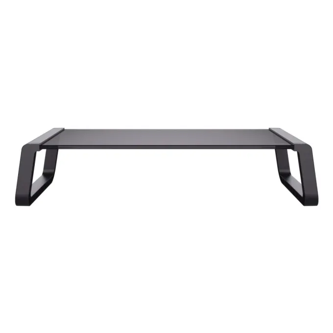 TRUST - Supporto per monitor MONTA GLASS MONITOR STAND, piastra superiore in vetro temperato, max 10 kg - Nero