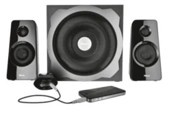 Trust Tytan 2.1 Subwoofer Speaker Set, Set di altoparlanti 2.1, 60W RMS - Nero