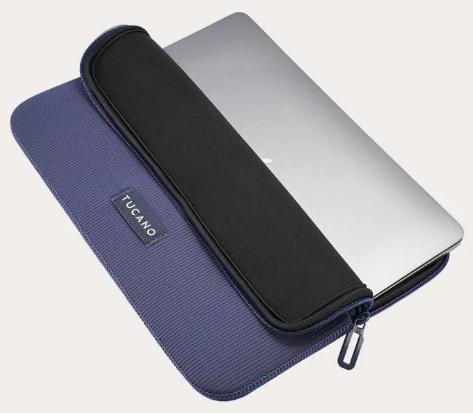 Tucano Custodia Neoprene Righe per Laptop e MacBook con Anti-Slip e Protezione Slim