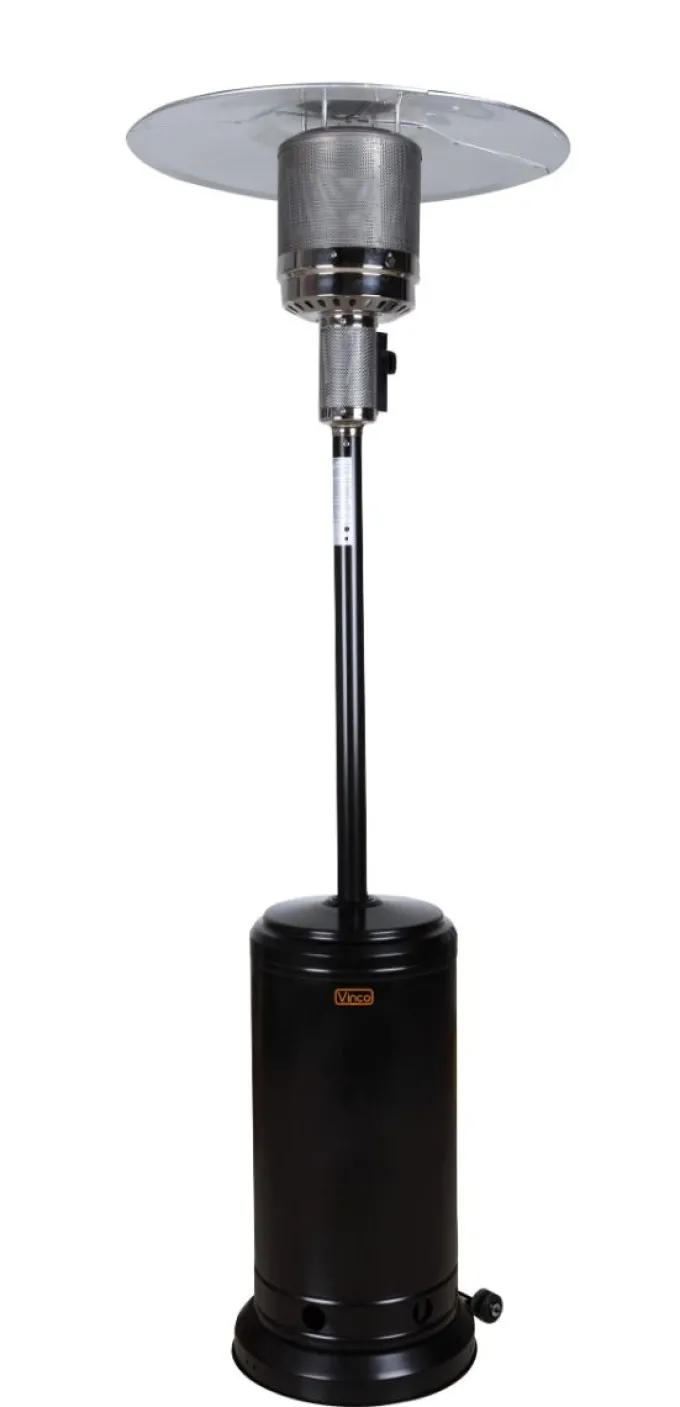Vinco 71300 RISCALDATORE 41000BTU A GAS FINITURA INOX E NERO A FUNGO