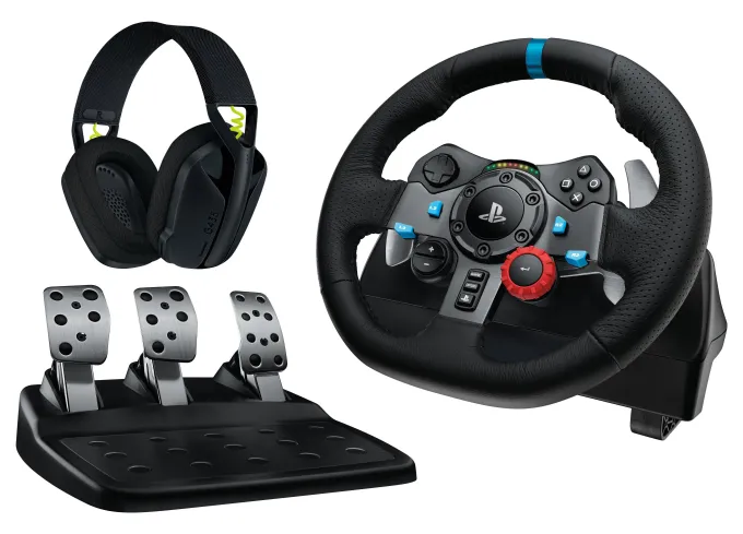 Volante Logitech G29 Driving Force con Pedali per PlayStation e PC