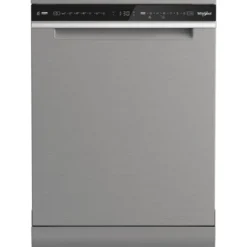 Whirlpool W8F HS61X, Lavastoviglie MaxiSpace 60cm, classe A, 15 coperti, 41dBA, Inox