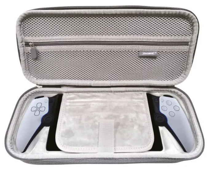 Xtreme - 97006 Custodia rigida per PS Portal, Sony EVA, interno effetto vellutato - Grigio