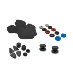 XTREME - KIT SENSIBILITY per DualSense, 2 stickers antiscivolo, 10 anelli in spugna, set trigger e thumb grips -nero