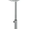 ZEPHIR - F40CR Ventilatore a Piantana 40 cm, 50 Watt, 4 pale, 3 velocità, Oscillante - Acciaio