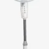 ZEPHIR - PBA42TLC Ventilatore a Piantana 45 Watt, 3 pale, 3 velocità, Base oscillante, Timer - Bianco