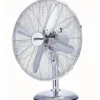 Zephir PF41CR - Ventilatore da tavolo, 3 velocità, 50 Watt, altezza 55 cm, 4 pale - Acciaio
